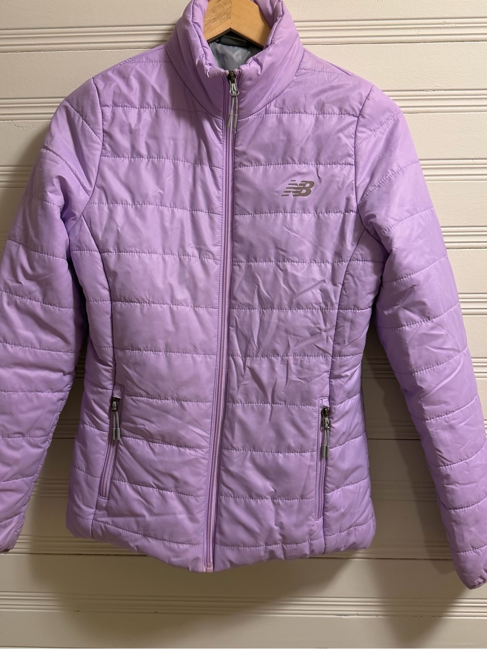 New Balance Women’s Lilac Lightweight Quilted Puffer Jacket Size Small